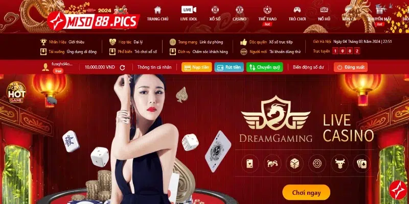 Casino trực tuyến với nhiều trò chơi độc đáo, hấp dẫn